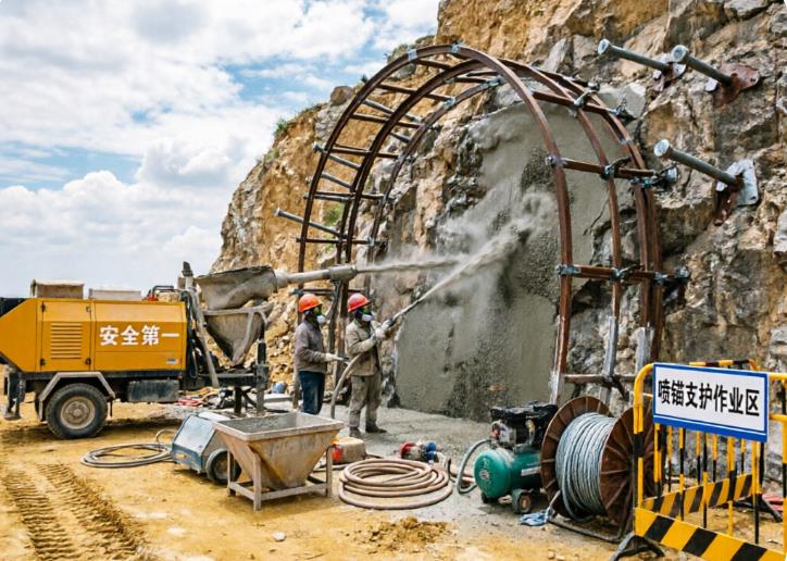 清城喷锚支护施工